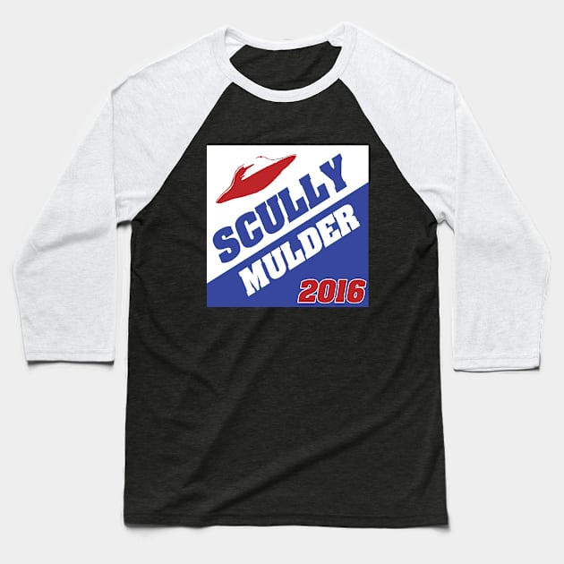 XFN Originals: Scully-Mulder 2016 Baseball T-Shirt by XFilesNews